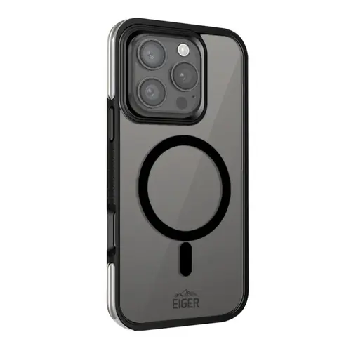 Husa Pro MountainAir MagSafe Eiger pentru iPhone 16 Pro, Negru