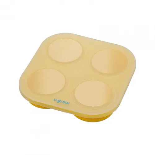 Recipient silicon stocare hrana U-Grow UG-Z1240ML, 4 compartimente, 240 ml