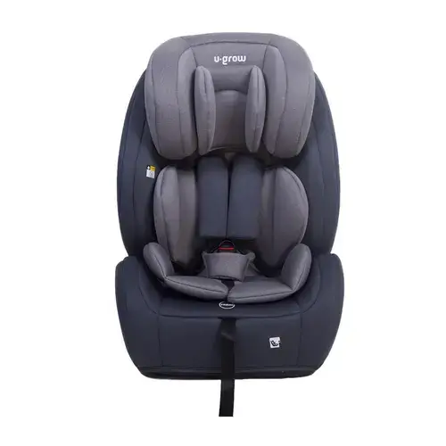 Scaun auto U-grow UG-302IS-GR, 76-150cm, isofix, 15 luni - 12 ani, Gri