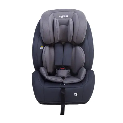 Scaun auto U-grow UG-302IS-GR, 76-150cm, isofix, 15 luni - 12 ani, Gri