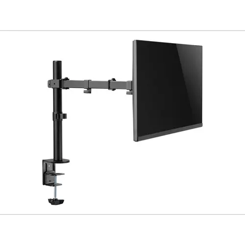 Suport monitor LogiLink, Metal, kit de montare, brat reglabil, Negru