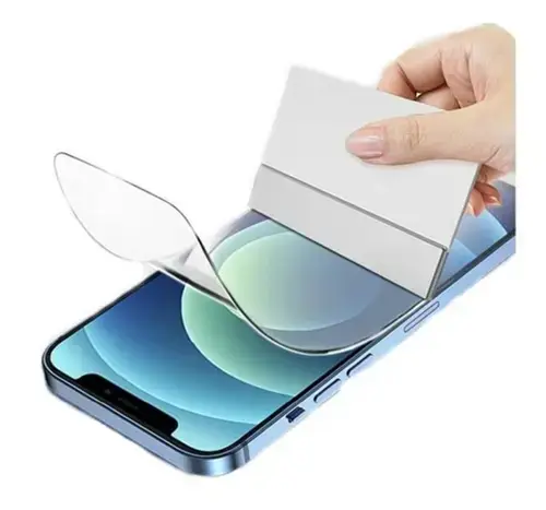 Folie Silicon 3D Self-Repair Clear Lemontti pentru Xiaomi Redmi 13C, Transparenta