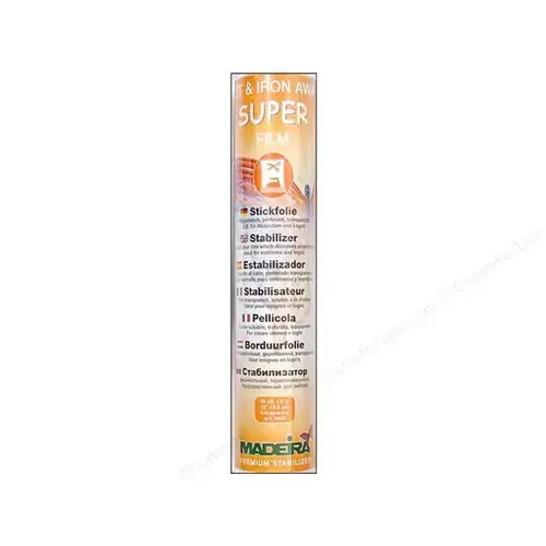 Insertie broderie termosolubila Super Film, 0.3 x 5m, Madeira 9448