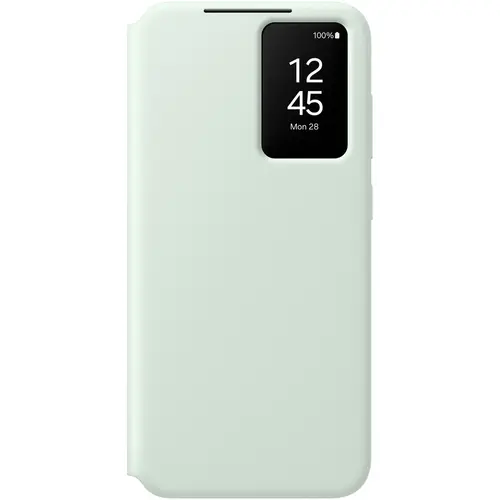 Husa de protectie Samsung Smart View Wallet Case pentru Galaxy S24 FE, Verde