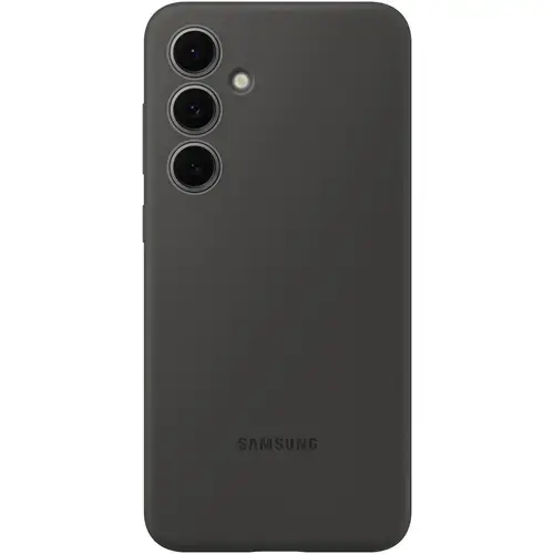Husa de protectie Samsung Silicone Case pentru Galaxy S24 FE, Negru