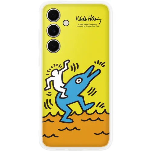 Husa de protectie Samsung Flipsuit Case pentru Galaxy S24 FE, Galben