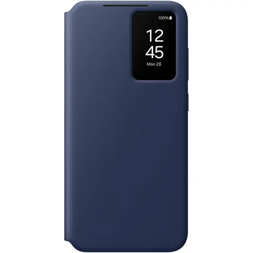 Husa de protectie Samsung Smart View Wallet Case pentru Galaxy S24 FE, Albastru