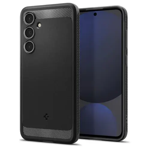Husa pentru Samsung Galaxy S24 FE S721, Spigen, Rugged Armor, Neagra