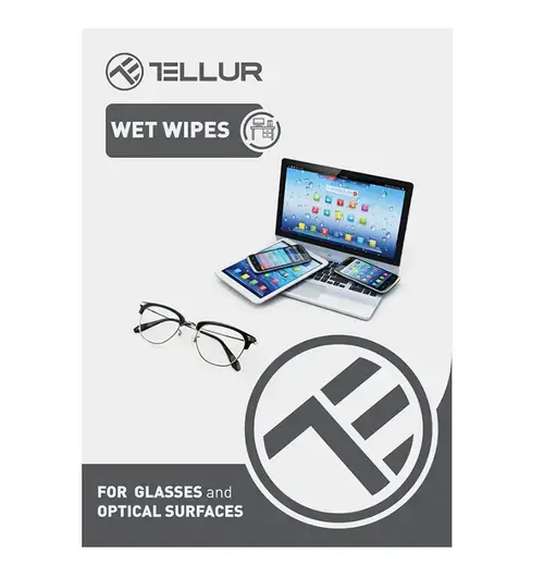 Servetele Tellur pentru suprafete optice, 10 buc set