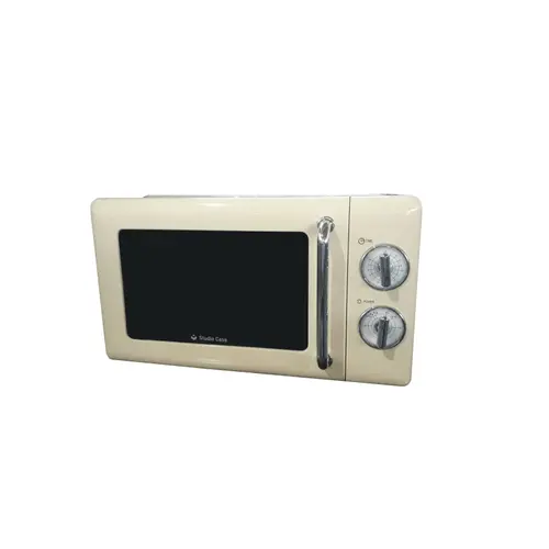 Cuptor cu microunde Studio Casa Mamma Mia SC2130, 700 W, Control mecanic, 20 l, Defrost, Crem