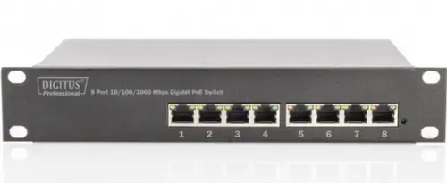 Switch Digitus by Assmann DN-95317, 8 porturi, PoE