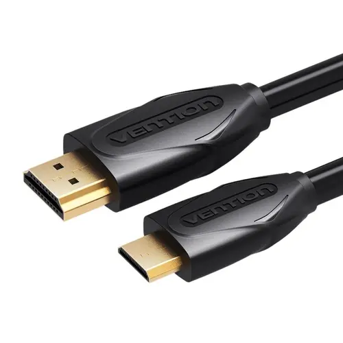 Cablul Mini HDMI la HDMI, Full HD 1080P , Placat cu aur , 2 metri, Vention