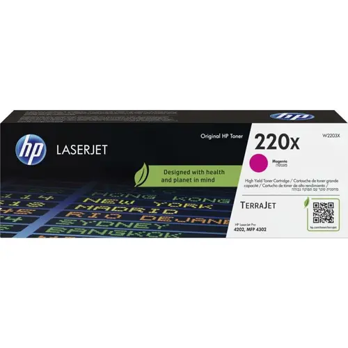 Toner imprimanta, HP, Compatibil cu HP 220X, 5500 pagini, Magenta
