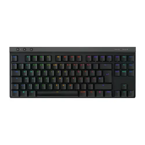 Tastatura Mecanica Gaming Logitech G515 TKL, Ultraslin, Lightspeed, Wireless&Bluetooth, Negru