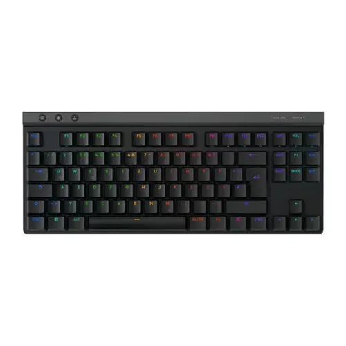 Tastatura Mecanica Gaming Logitech G515 TKL, Ultraslin, Lightspeed, Wireless&Bluetooth, Negru