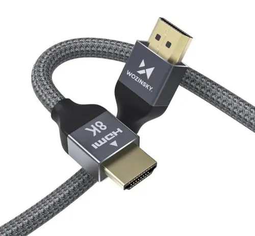 Cablu Video WZK Ultraboost, HDMI - HDMI, 8K, 3m, Gri