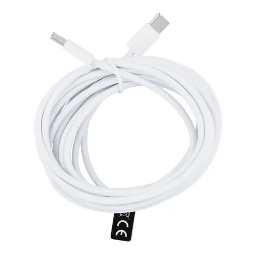 Cablu Date si Incarcare USB-C - USB-C OEM HD26 Box, 30W, 3m, Alb