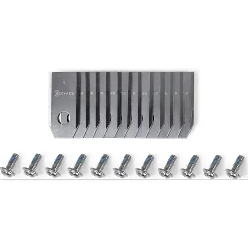 Set de 12 cutite de schimb Ecovacs pentru robotul cositor GOAT G1, cu suruburi incluse