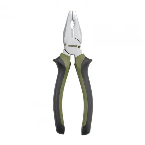 Patent clasic 180mm, Otel-Carbon, maner plastic, Verde