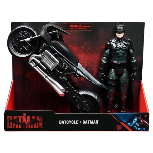 Set de joaca Batman Motocicleta si figurina, 30 cm