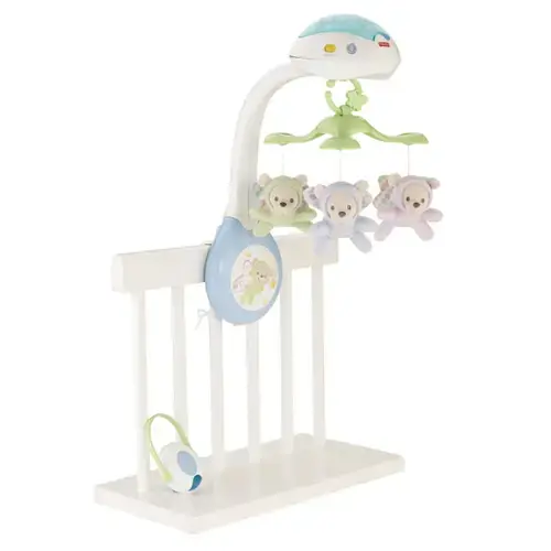 Carusel 3 in 1 Fisher Price Butterfly Dreams cu proiectie, 3 moduri audio cu 30 de minute de muzica