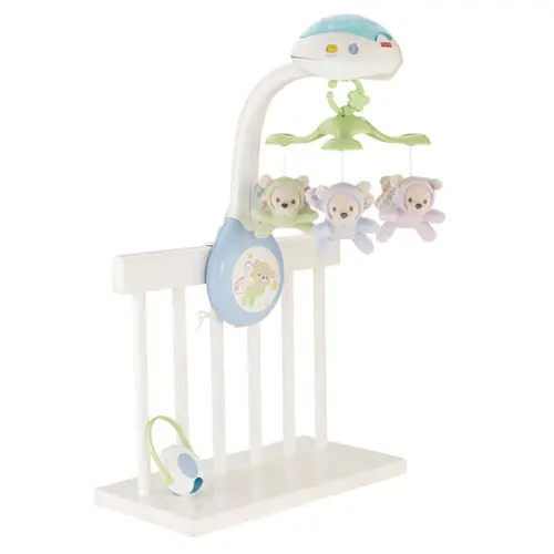 Carusel 3 in 1 Fisher Price Butterfly Dreams cu proiectie, 3 moduri audio cu 30 de minute de muzica