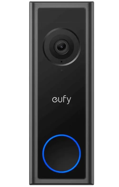 Sonerie video Eufy C30, 2K FHD, Wi-Fi, Baterie de 5.000 mAh, Negru