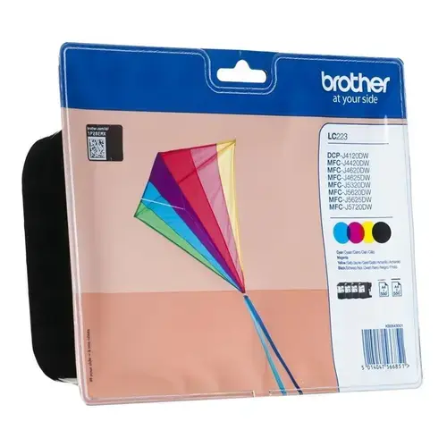 Pachet cartuse cerneala Brother  LC223, acoperire 2200 pagini