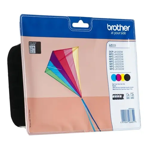 Pachet cartuse cerneala Brother  LC223, acoperire 2200 pagini