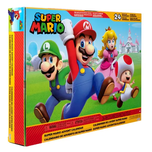 Calendar cu surprize Nintendo Mario  Regatul Ciupercilor
