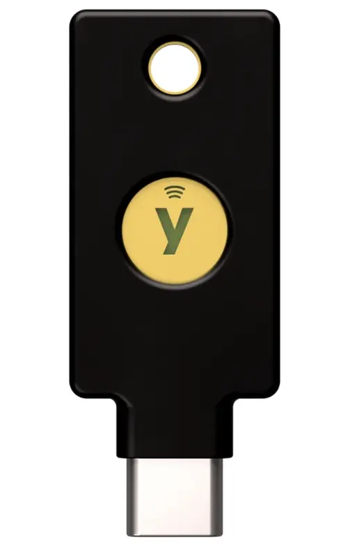 Dispozitiv criptografic securizat tip token, Yubico Security Key C NFC, USB-C
