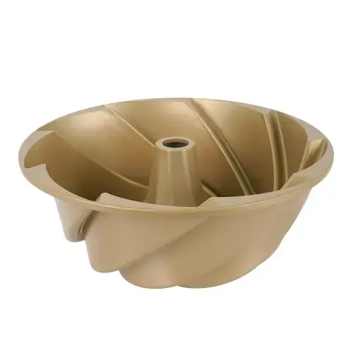 Forma de copt Bundt Zokura Z1440, aluminiu, 23,8 x 9 cm