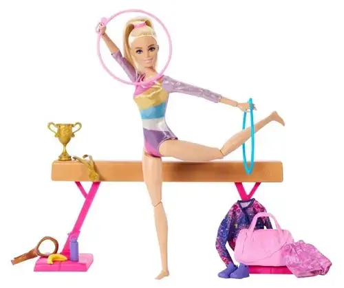 Papusa Barbie You can be anything - Barbie gimnasta, cu accesorii