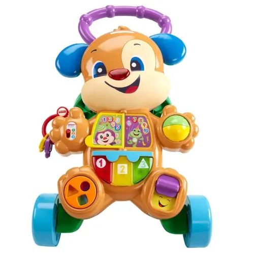 Antemergator cu activitati, Fisher Price, Catelusul, Lb Romana