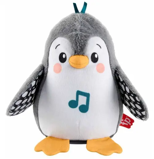 Jucarie de plus Fisher Price - Flap & Wobble Penguin