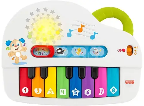 Jucarie muzicala Fisher Price pianul interactiv in limba romana, +6 luni