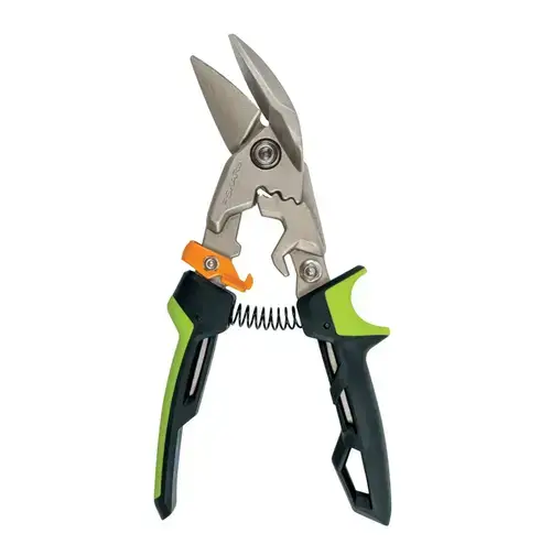 Foarfeca pentru tabla Fiskars PowerGear cotita, 252 mm