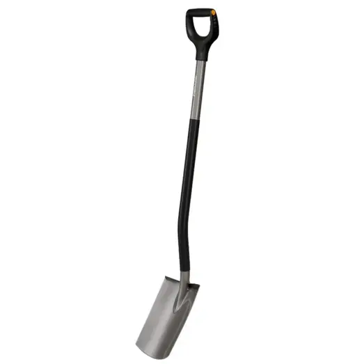 Cazma Fiskars 1066710 pentru gradina, cu varf rotunjit