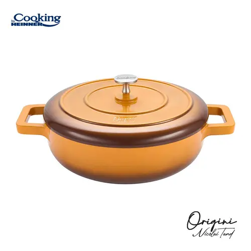 Cratita aluminiu Heinner HR-BJK-CR26, NICOLAI TAND, 26 x 8 cm, 3.4L