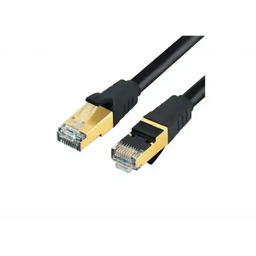 Patchcord SFTP RJ45-RJ45 Cat.7, LSZH, 3m, EMTEX SFTP-7-3-BK-LSZH-EMT