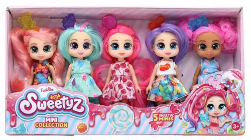 Set 5 papusi SWEETYZ SYZ81073, 23cm