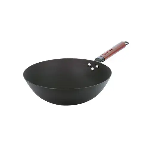 Tigaie wok, otel carbon, 30 cm - Zokura Z1448