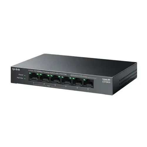 Switch TP-Link LS106LP, 6 Porturi, PoE