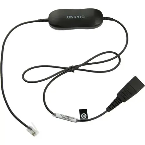 Cablu de alimentare, Jabra, Negru