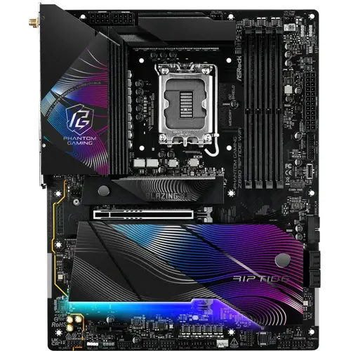 Placa de baza ASRock PHANTOM GAMING Z890 RIPTIDE WIFI, DDR5, ATX, LGA 1851, Intel Z890