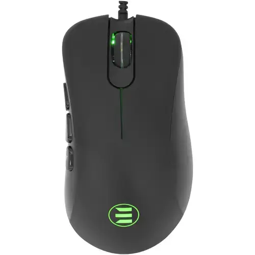 Mouse Gaming cu fir White Shark AIKUCHI, 7.200 DPI, 1.000Hz, 30G, Chipset PIXART 3330, Switch-uri HUANO 20 M, Butoane Programabile, RGB LED, Cablu braided 1,8m, Negru