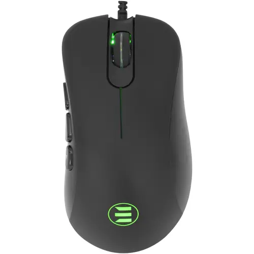 Mouse Gaming cu fir White Shark AIKUCHI, 7.200 DPI, 1.000Hz, 30G, Chipset PIXART 3330, Switch-uri HUANO 20 M, Butoane Programabile, RGB LED, Cablu braided 1,8m, Negru