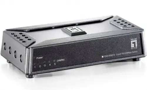 Switch Level One FSW-0508TX, 5 porturi