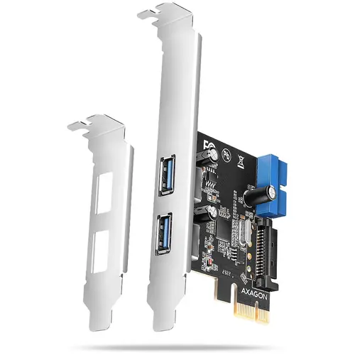 Adaptor Axagon PCEU-232RS, PCIe controller, 2x ext. + 2x int. USB 5Gbps
