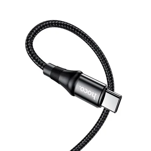 Cablu de date Hoco X50, USB Type-C - USB Type-C, 1m, Negru